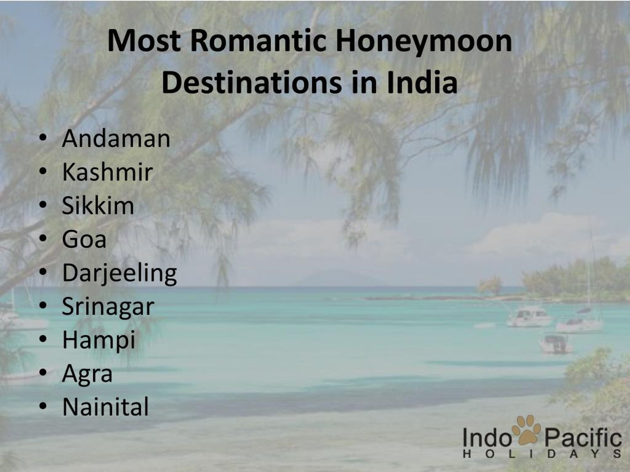 Ppt Most Romantic Honeymoon Destinations In India Powerpoint Presentation Id 7635100