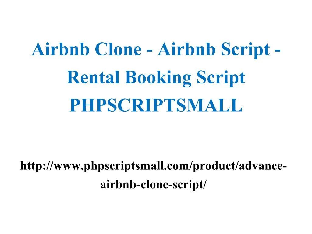 airbnb clone airbnb script rental booking script phpscriptsmall n.