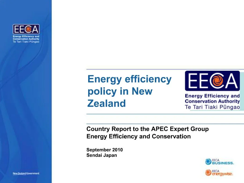PPT Energy efficiency policy in New Zealand PowerPoint Presentation