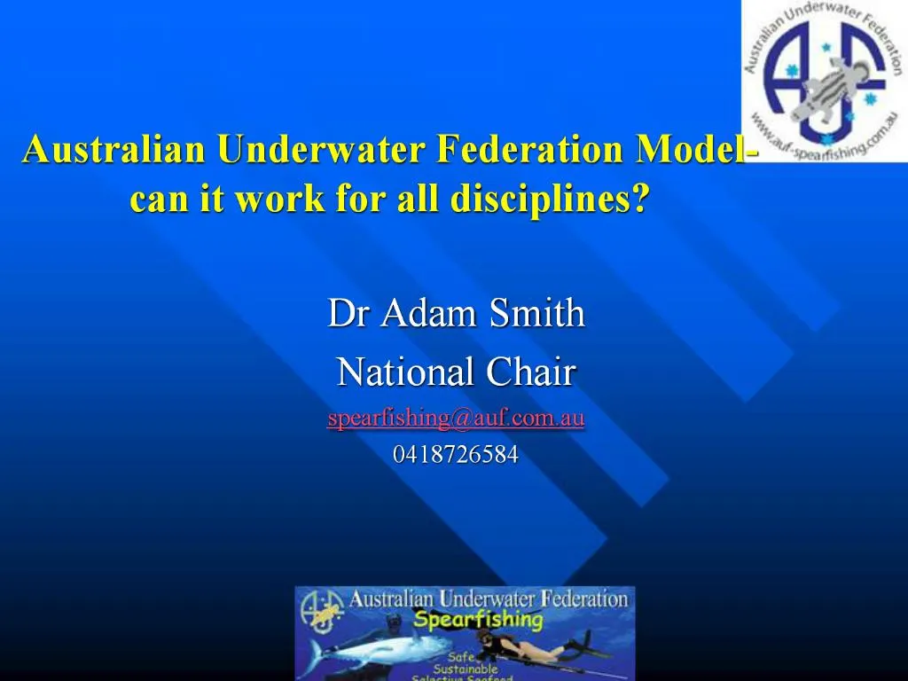 PPT Australian Underwater Federation Model can it work for all