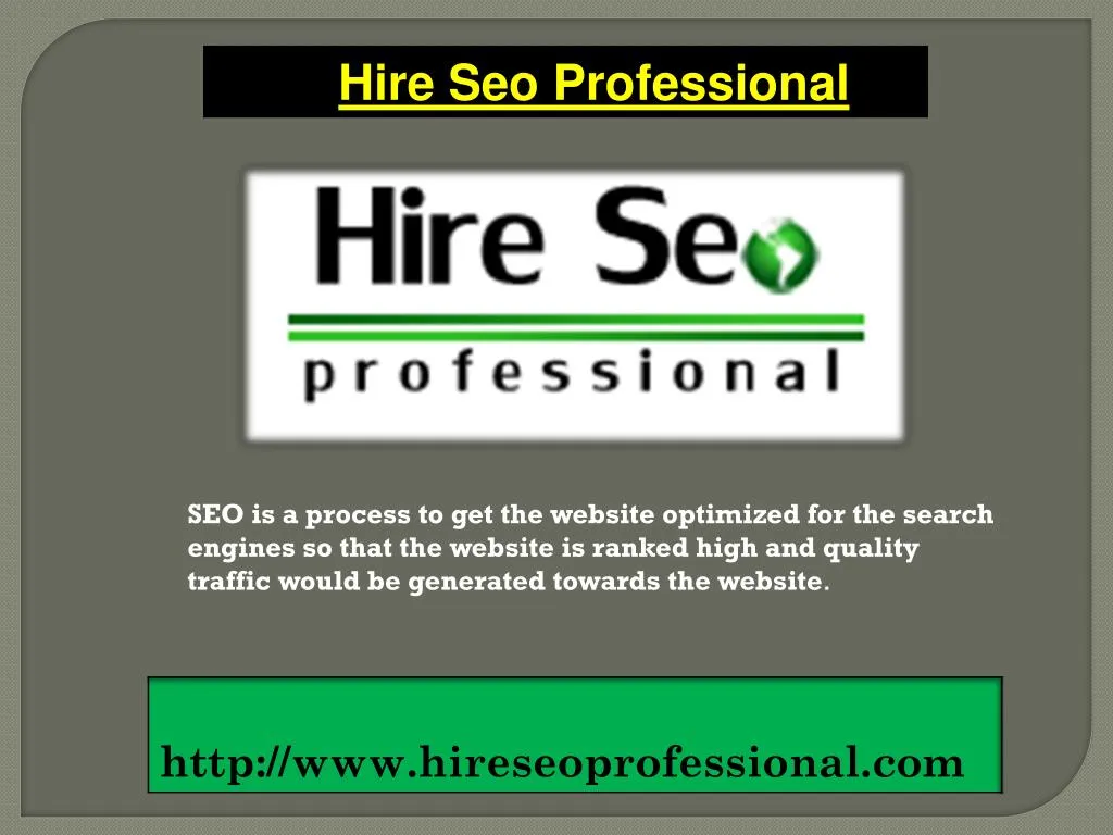 seo is a process to get the website optimized n.