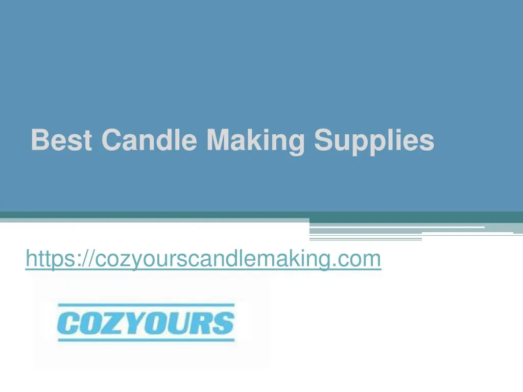 best candle supplies