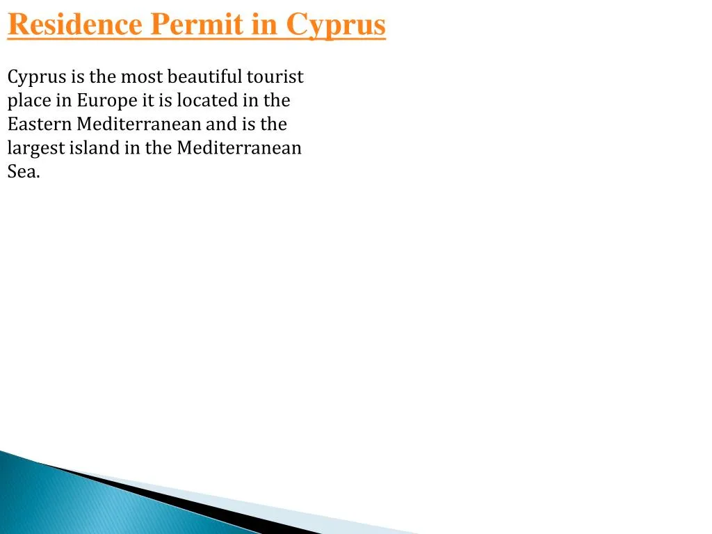 residence permit in cyprus n.
