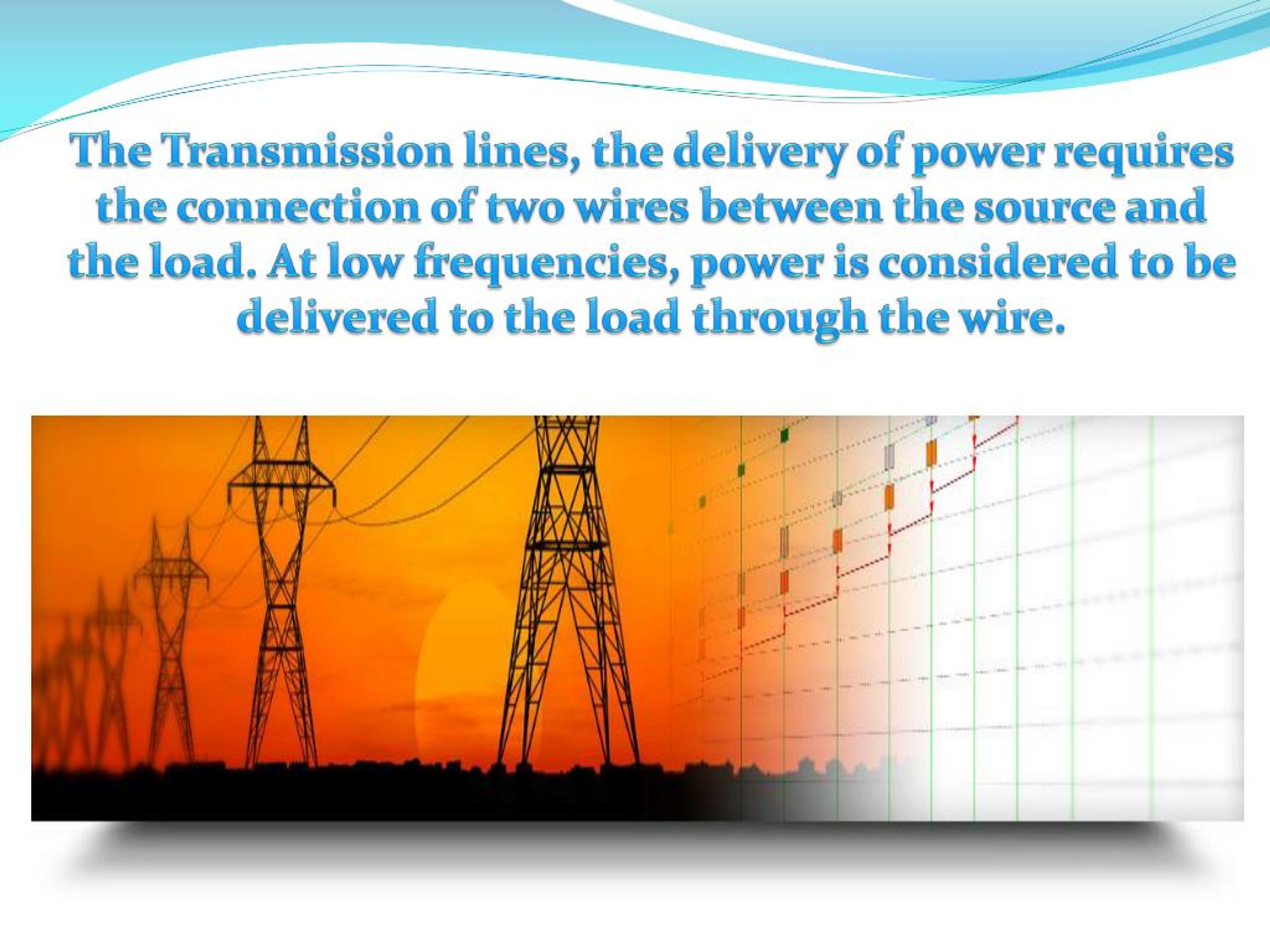 give a presentation on the importance of transmission lines
