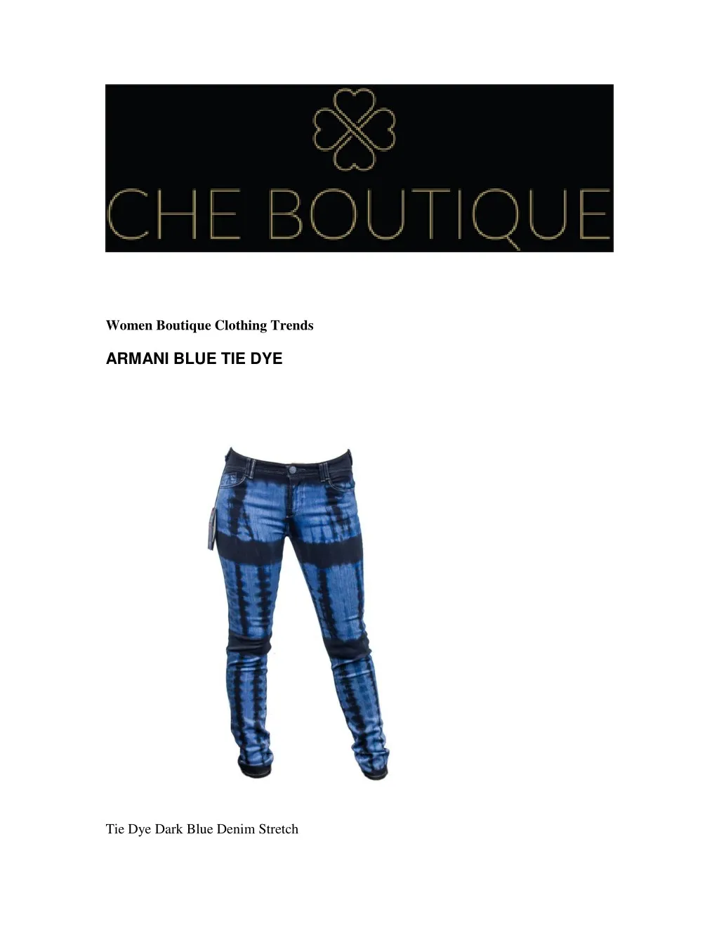 women boutique clothing trends armani blue tie dye n.