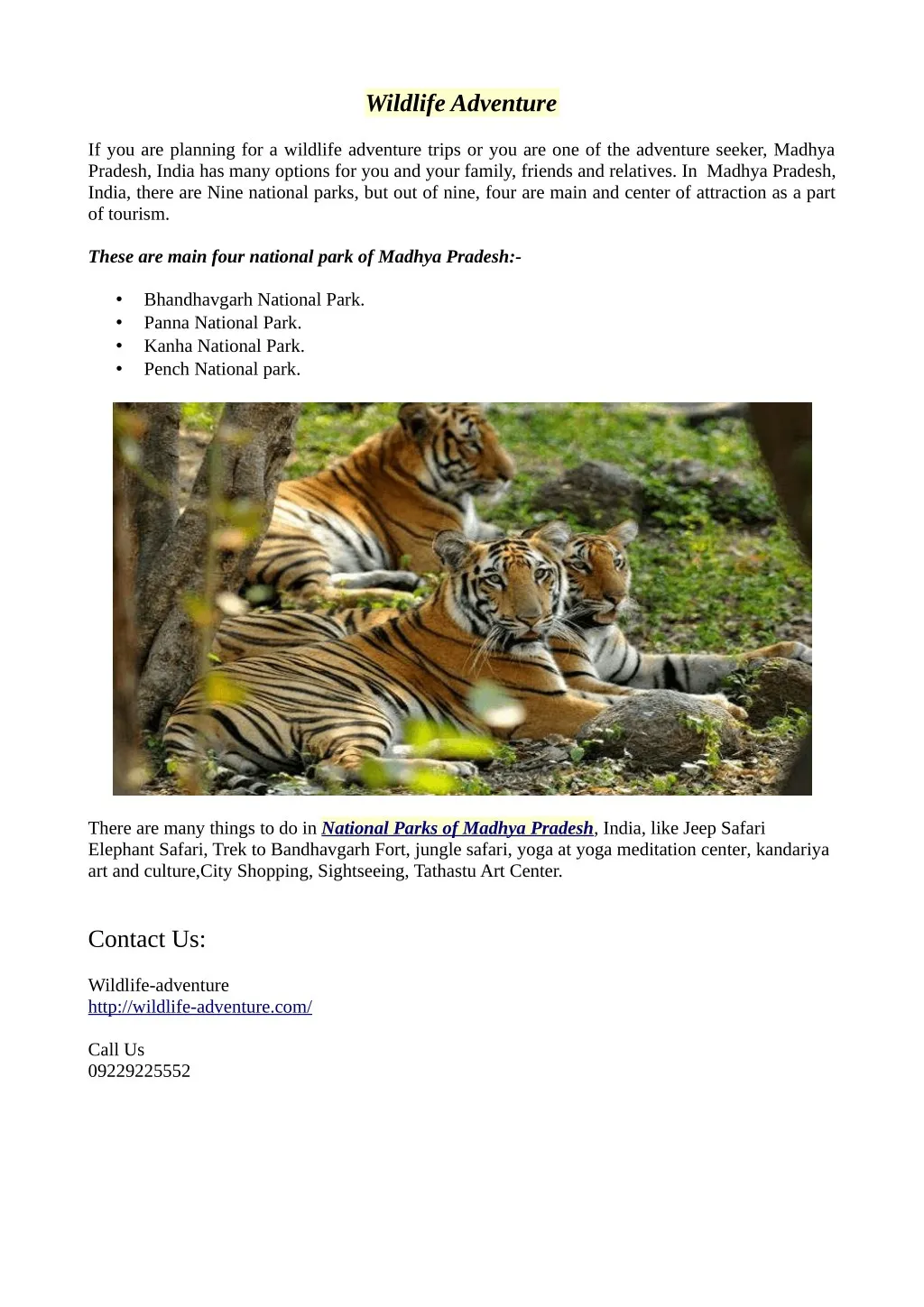 Download Ppt On Wildlife Of India