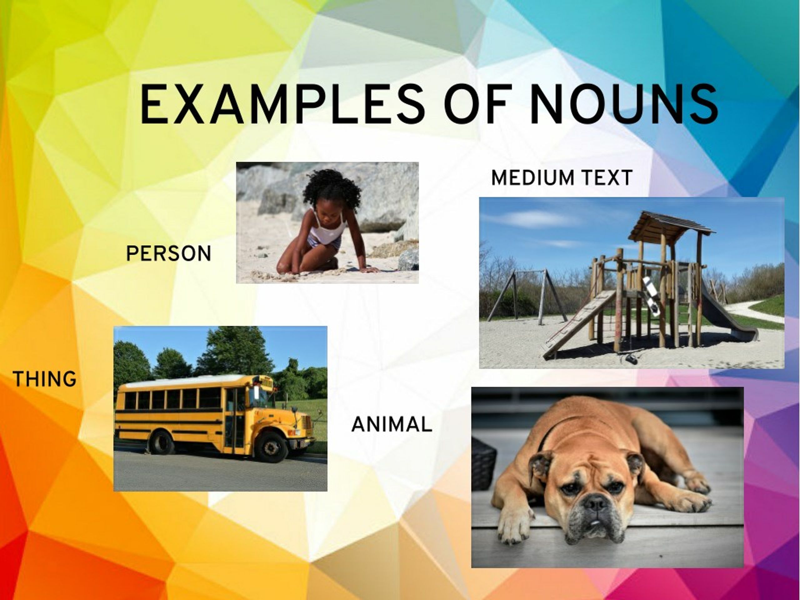 presentation noun examples