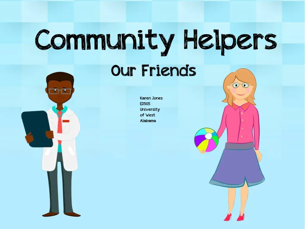 community helpers our friends n.