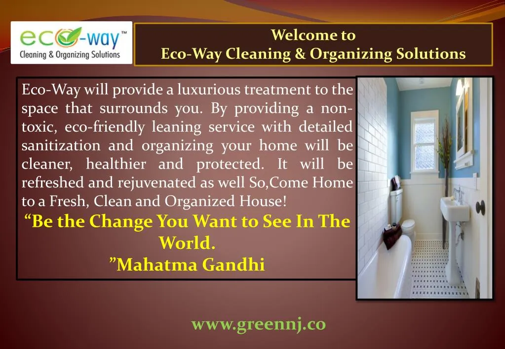 welcome to eco way cleaning organizing solutions n.