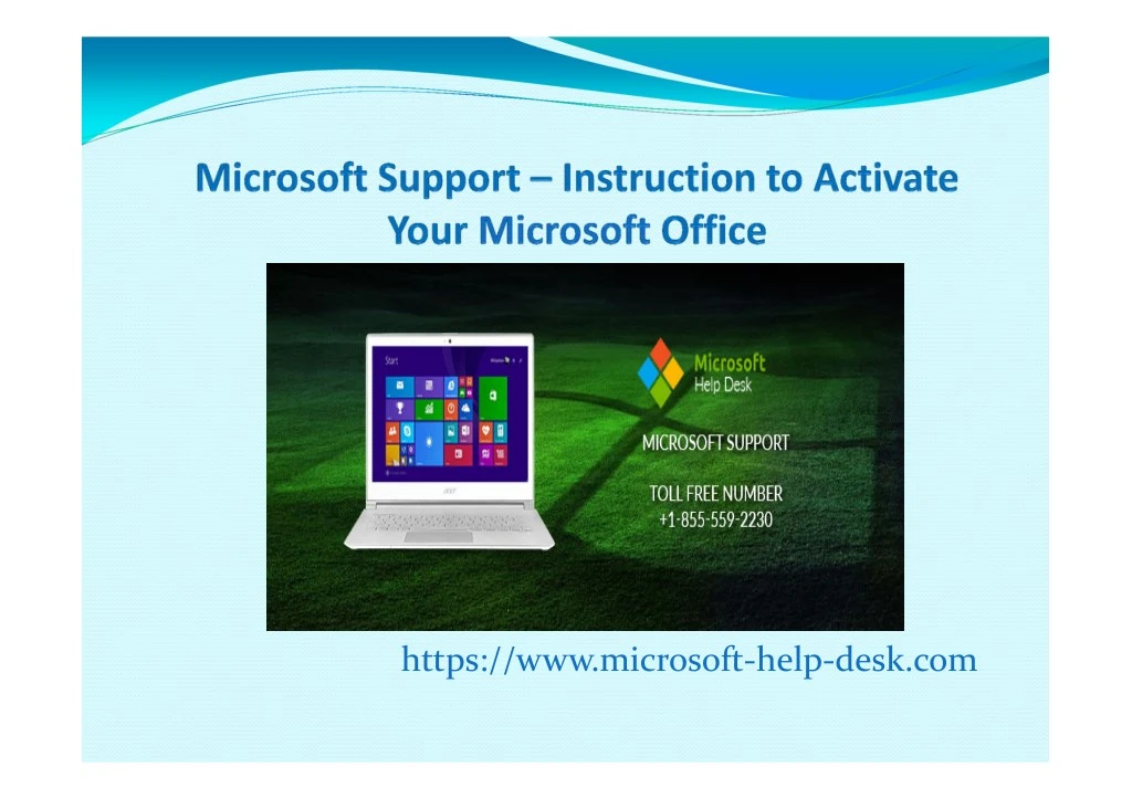 Ppt Microsoft Support Instruction To Activate Your Microsoft