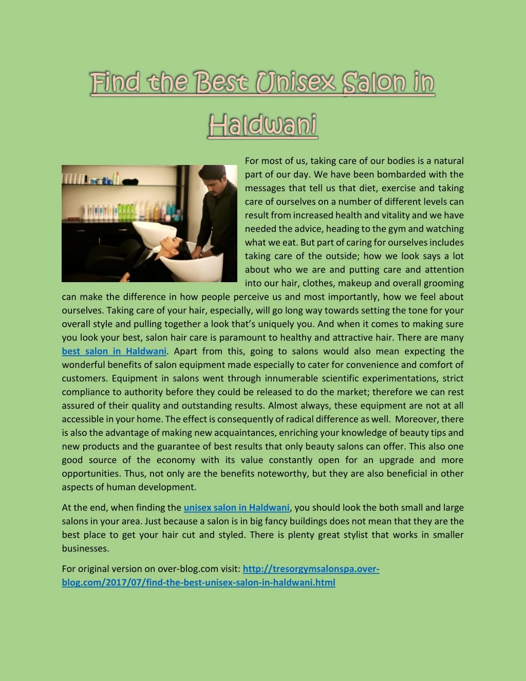 PPT - Find the best unisex salon in haldwani PowerPoint Presentation, free download - ID:7642292 PPT - Find the best unisex salon in haldwani PowerPoint Presentation, free download - ID:7642292