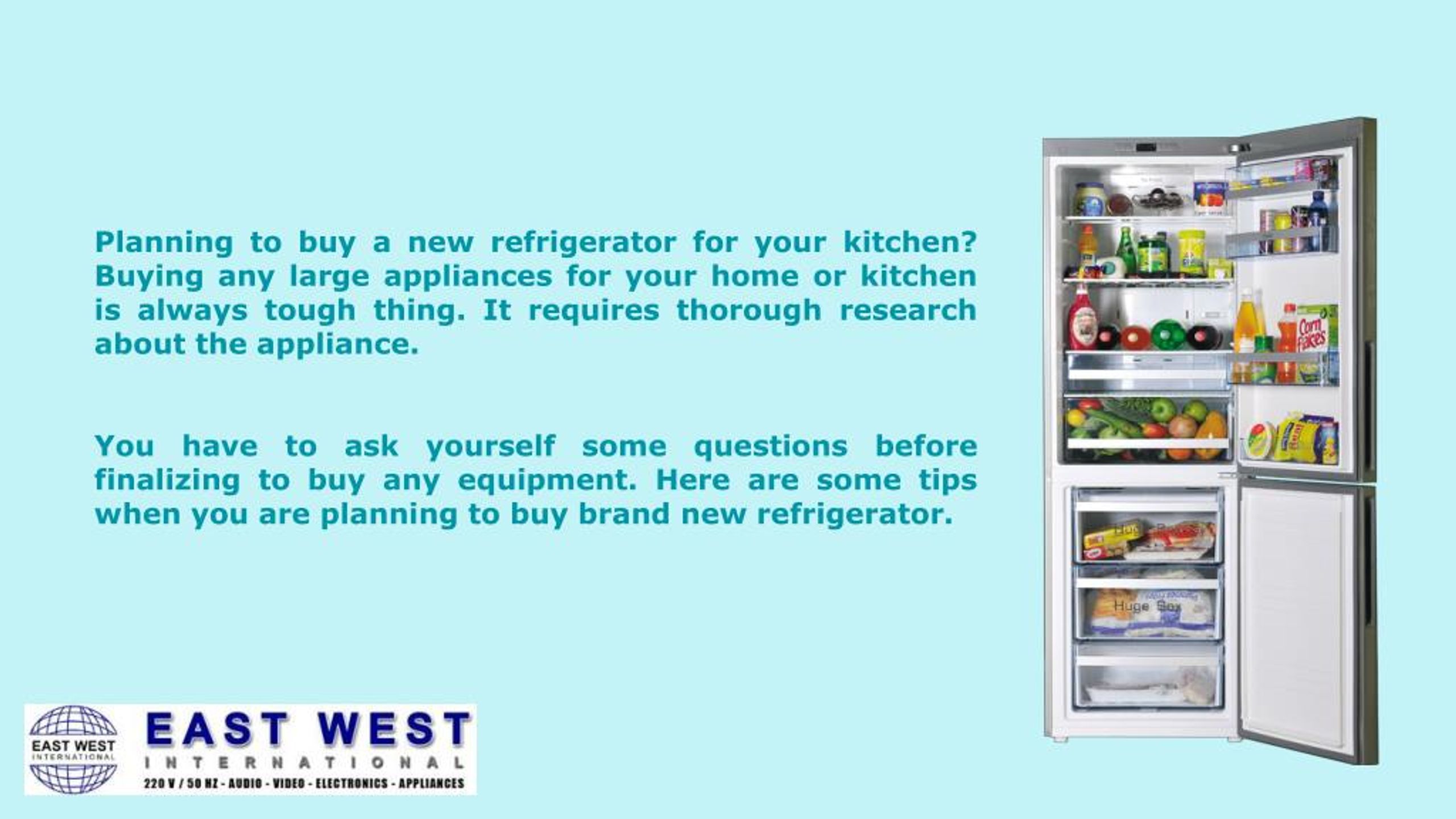 PPT - Things To Consider Before Buying A New Refrigerator PowerPoint ...