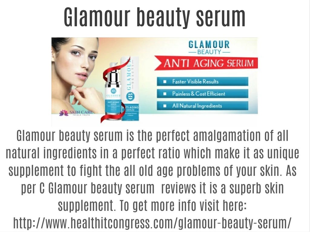 glamour beauty serum glamour beauty serum n.