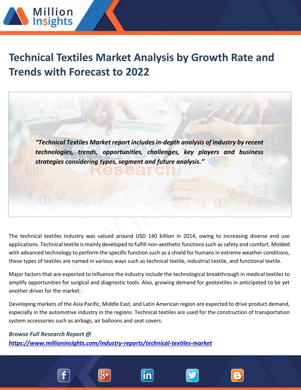 PPT Technical Textiles Market Analysis by Growth Rate and Trends with