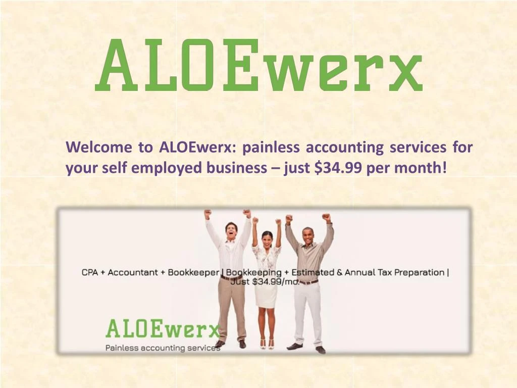 welcome to aloewerx painless accounting services n.