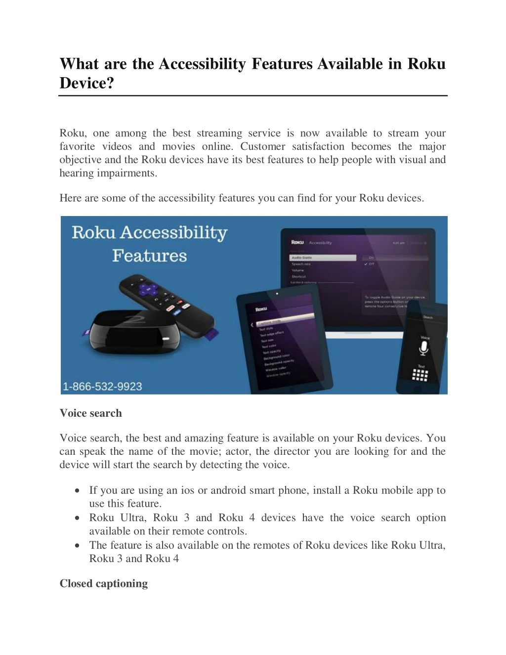 PPT - Get the Accessibility Features on Your Roku Device ...
