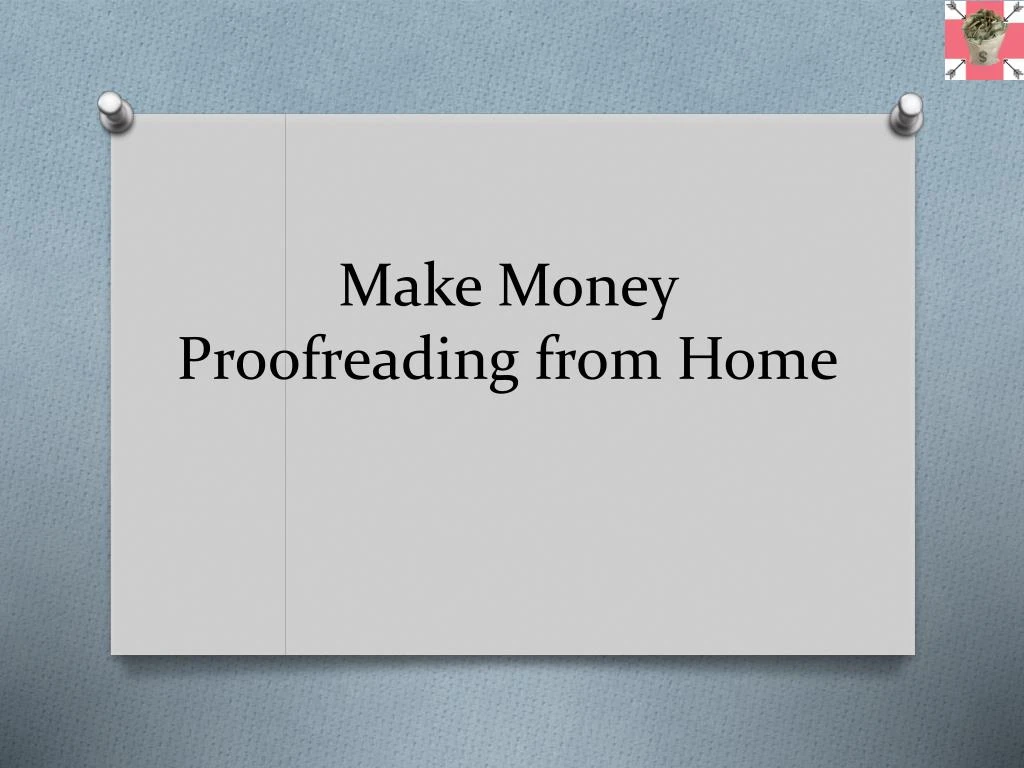 make money proofreading from home n.