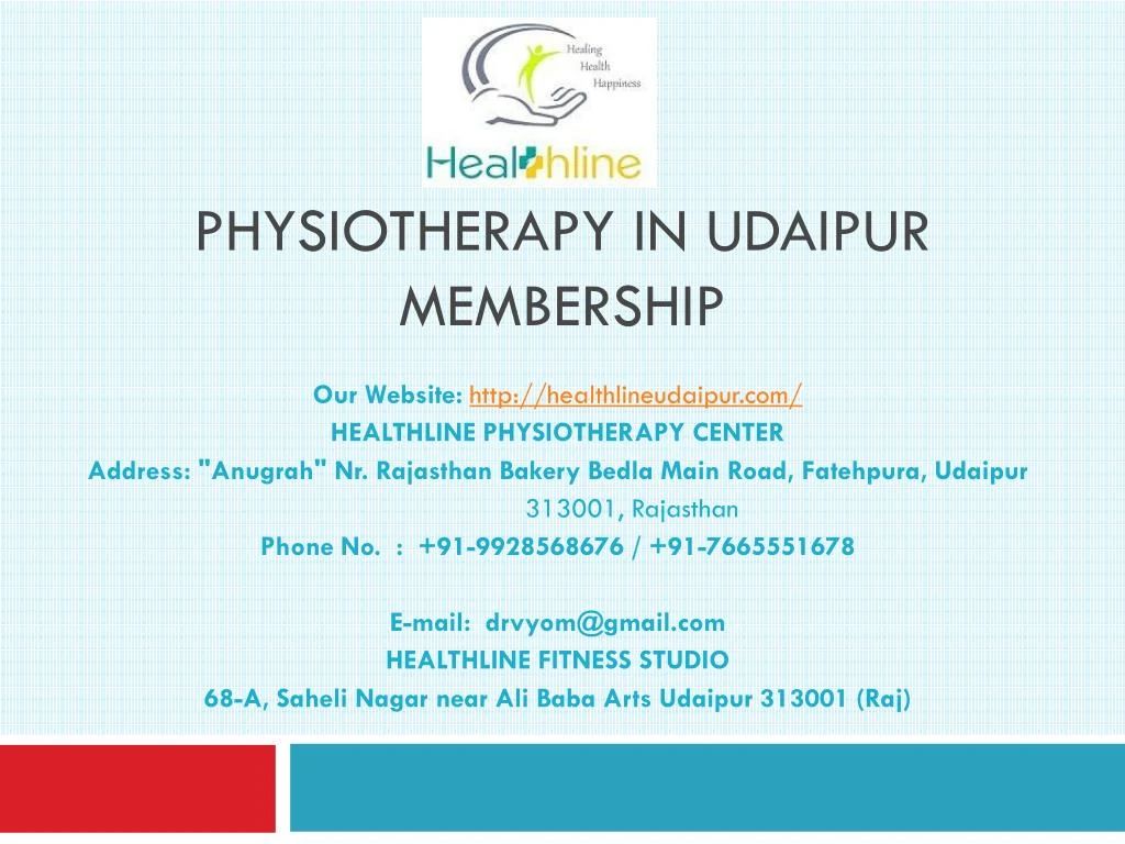 PPT - Physiotherapy in Udaipur Membership PowerPoint Presentation, free ...