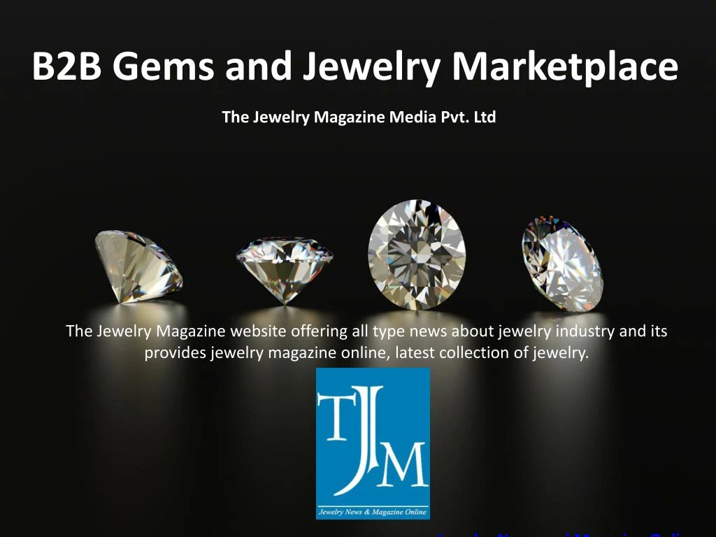 b2b gems and jewelry marketplace n.