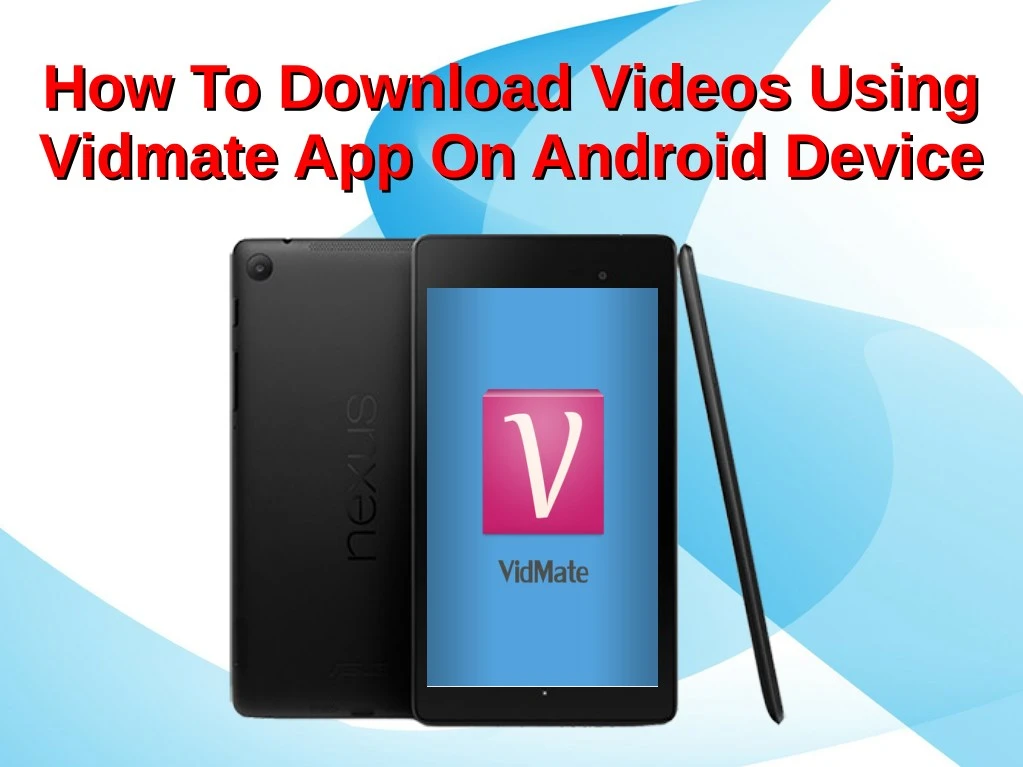 vidmate app for android mobile phone