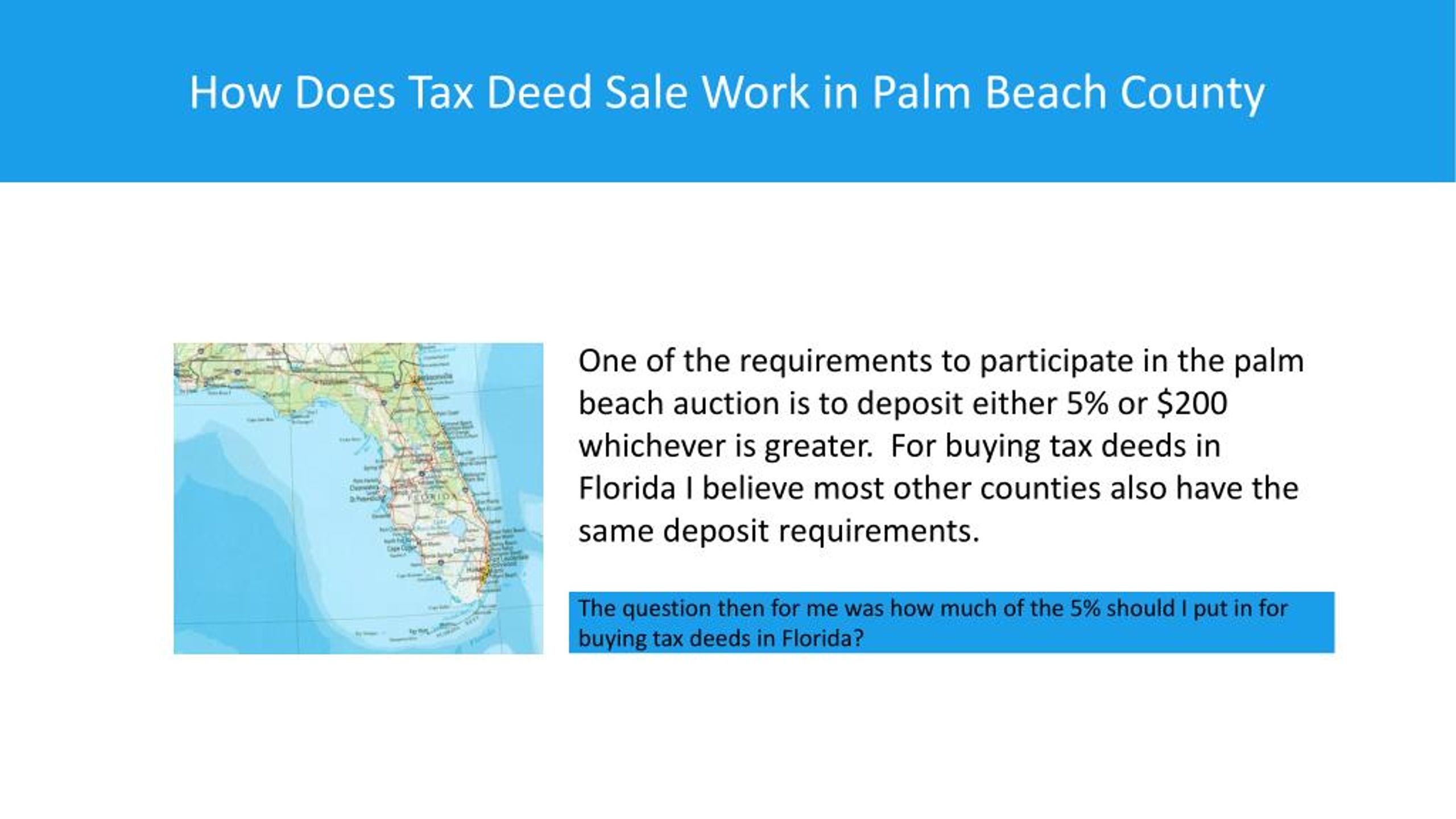 PPT Palm Beach County Tax Deed Sale Online Course PowerPoint
