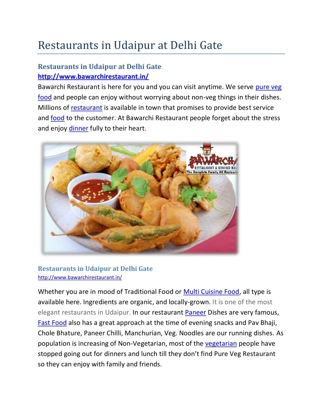 restaurants in udaipur at delhi gate n.