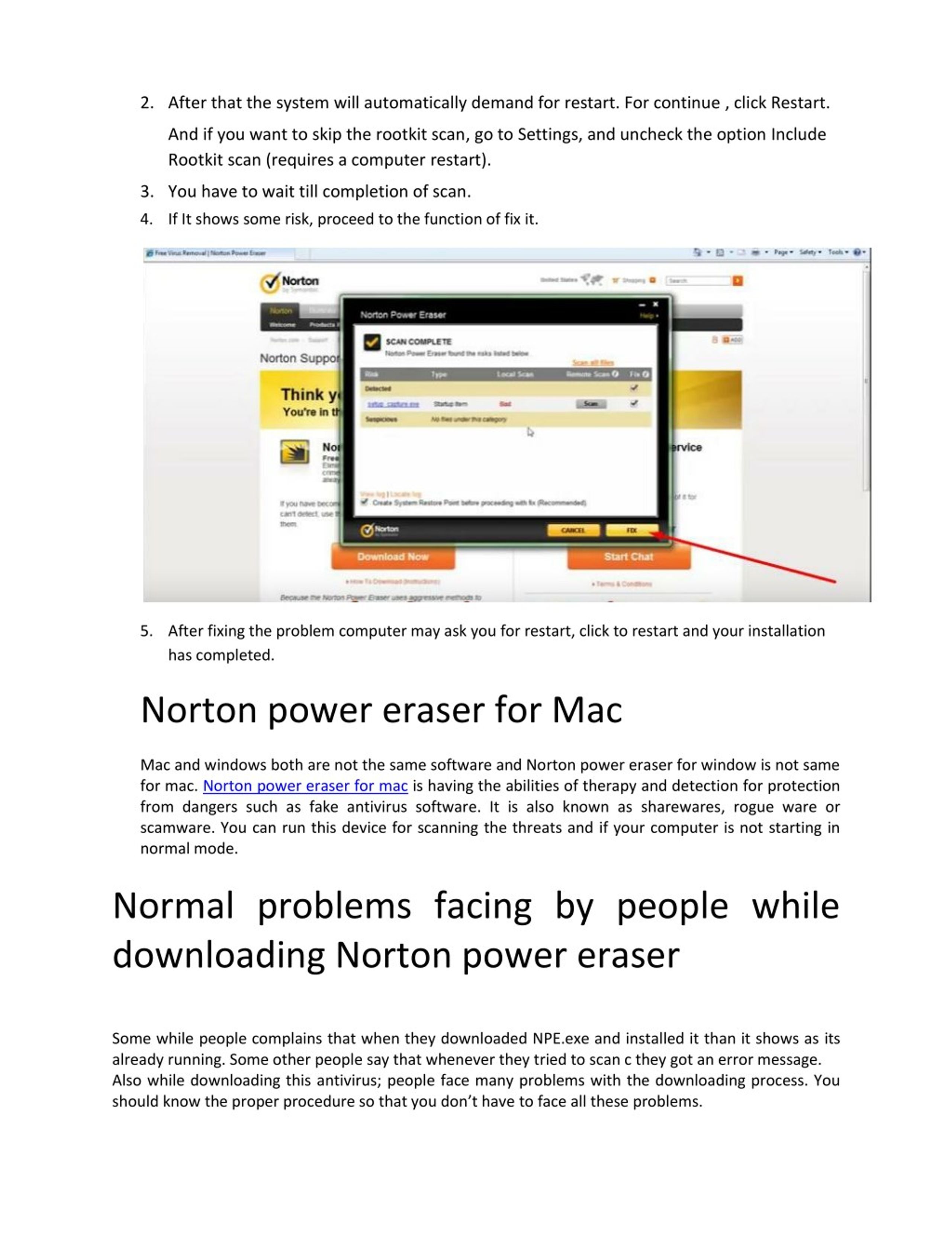 norton power eraser for mac