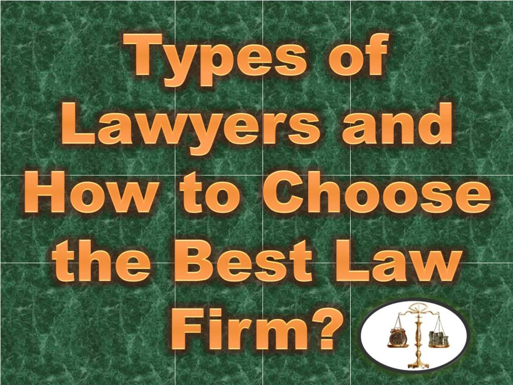 types of lawyers