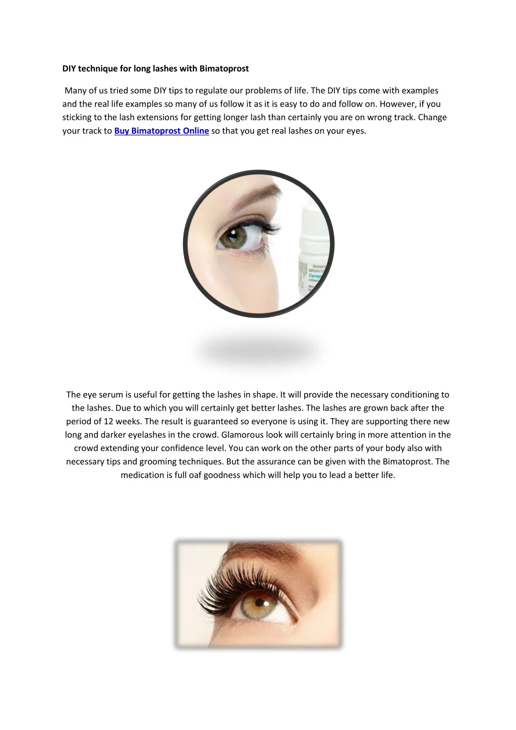 PPT Bimatoprost Eyelash Growth Serum for Eyes PowerPoint