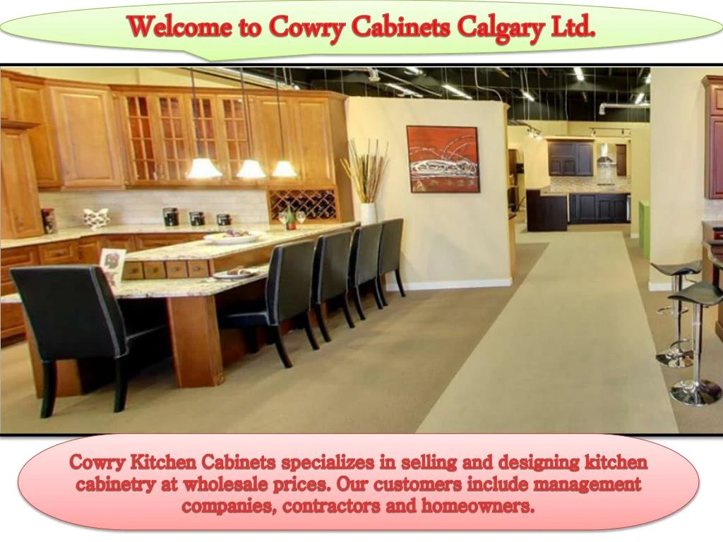 Ppt Cowry Cabinets Calgary Ltd Powerpoint Presentation Free