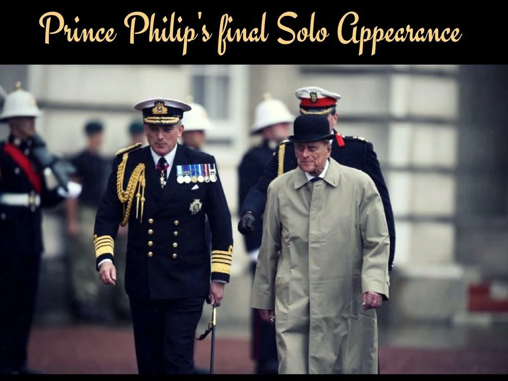 prince philip s final solo appearance n.