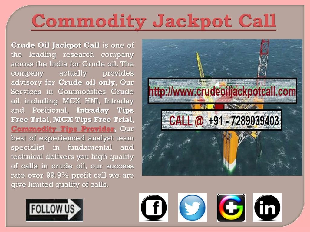 commodity jackpot call n.