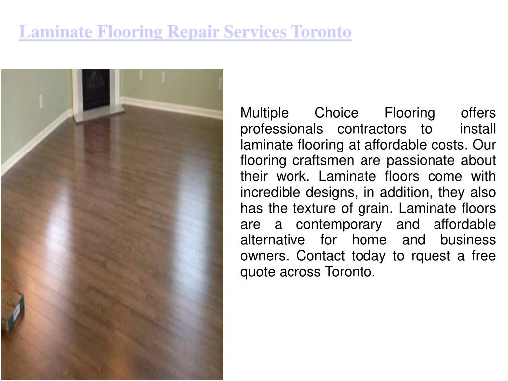 Ppt Get Laminate Flooring Repair Services In Toronto On