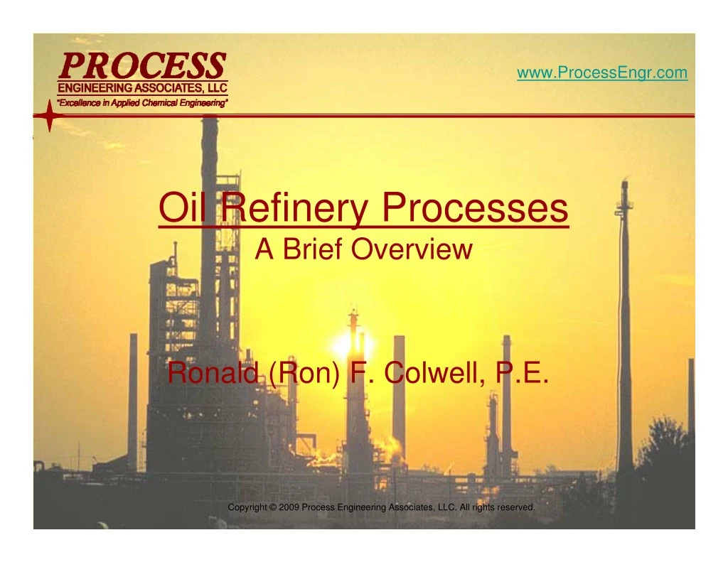 PPT - Refining PowerPoint Presentation, free download - ID:7653693