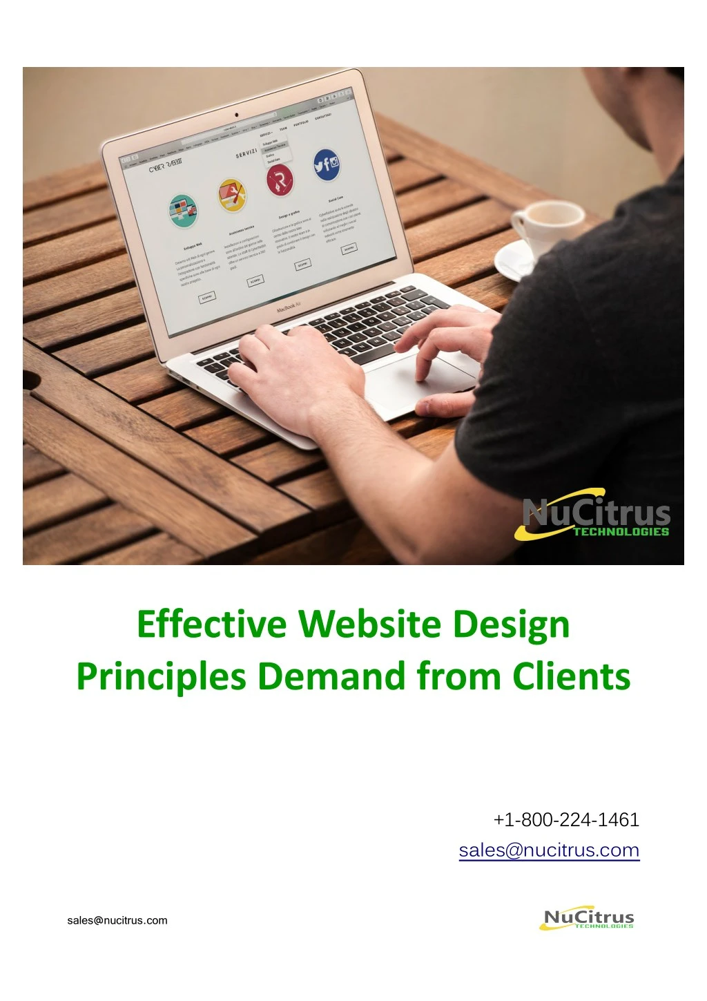 effective website design principles demand from n.
