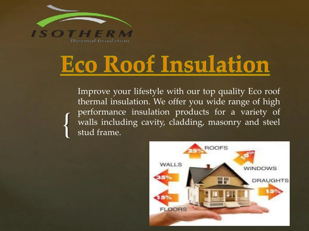 Ppt Eco Roof Insulation Powerpoint Presentation Free Download