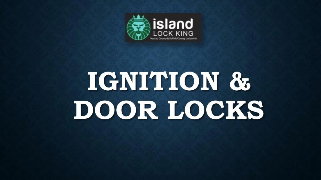 ignition door locks n.