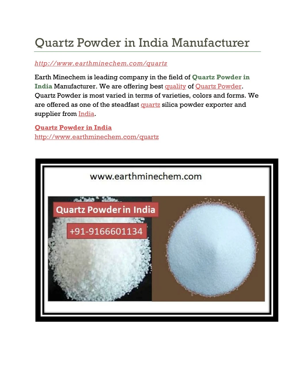 quartz powder in india manufacturer n.