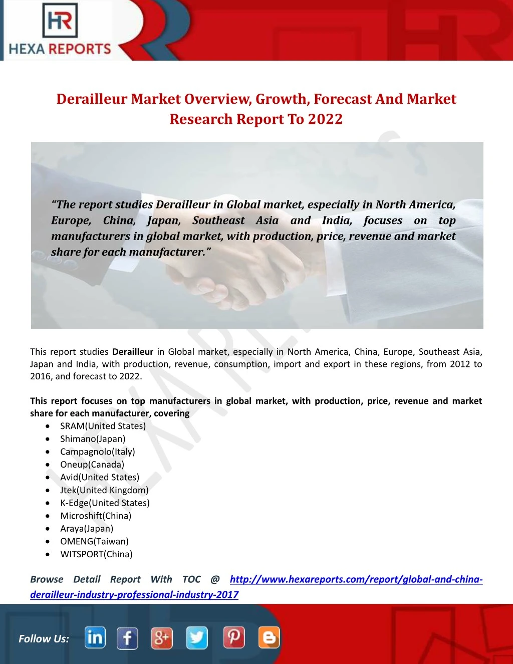 derailleur market overview growth forecast n.