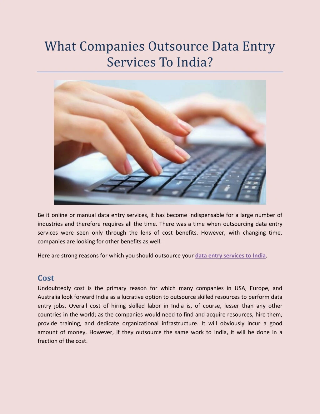 Ppt What Companies Outsource Data Entry Services To India Powerpoint Presentation Id7655266 0966