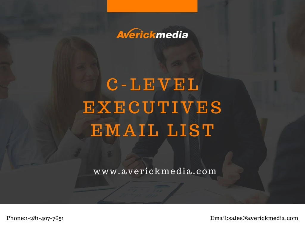 PPT C Level Executives Email List PowerPoint Presentation free