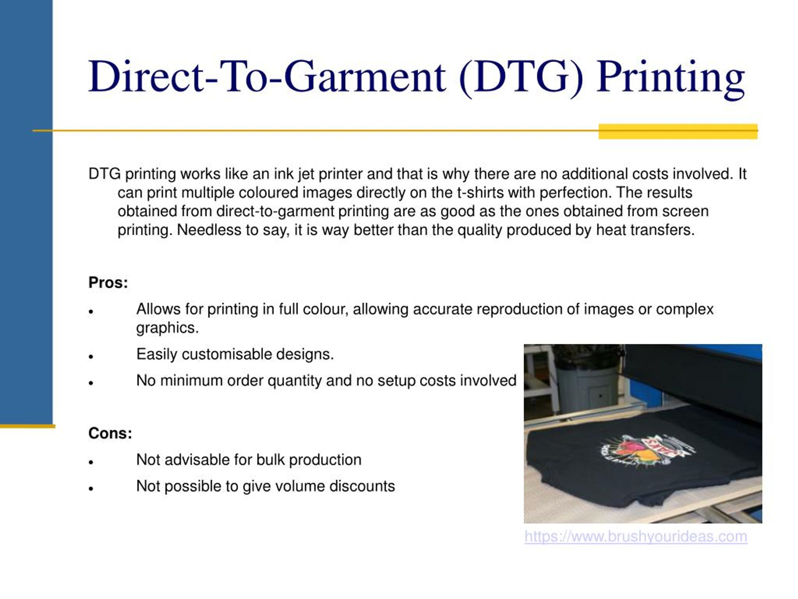 Direct to Garment Printing - No Minimum Order- HUB92PRINTS