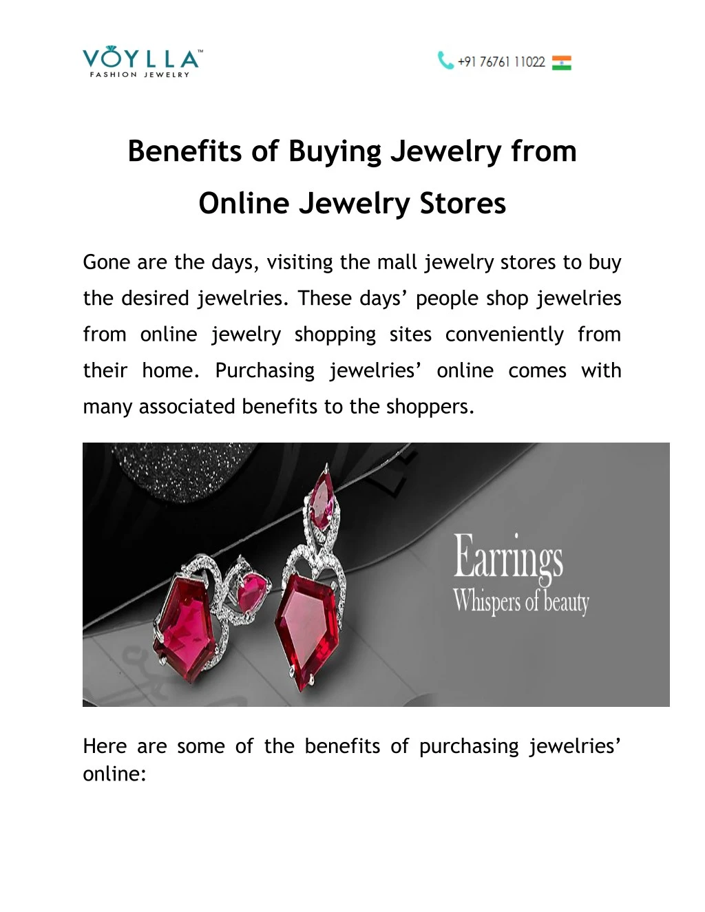 benefits of buying jewelry from n.