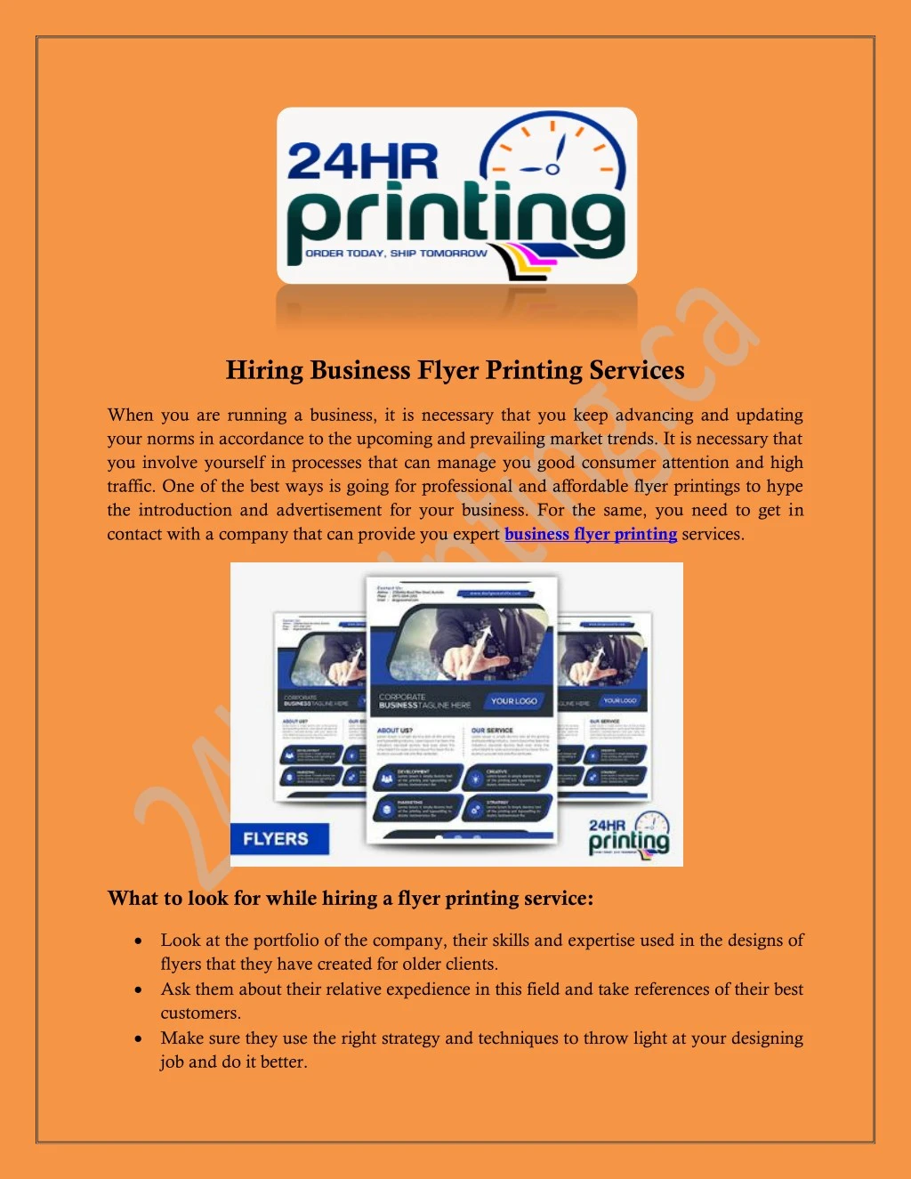 hiring business flyer printing services n.