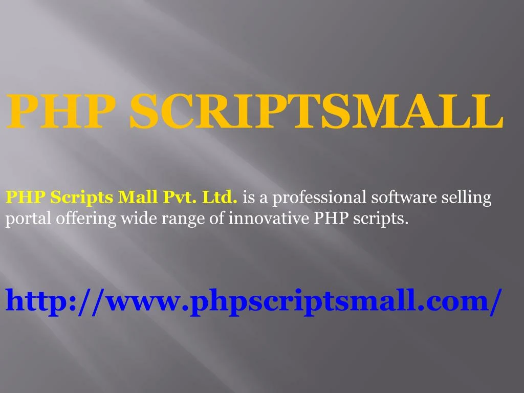 php scriptsmall n.