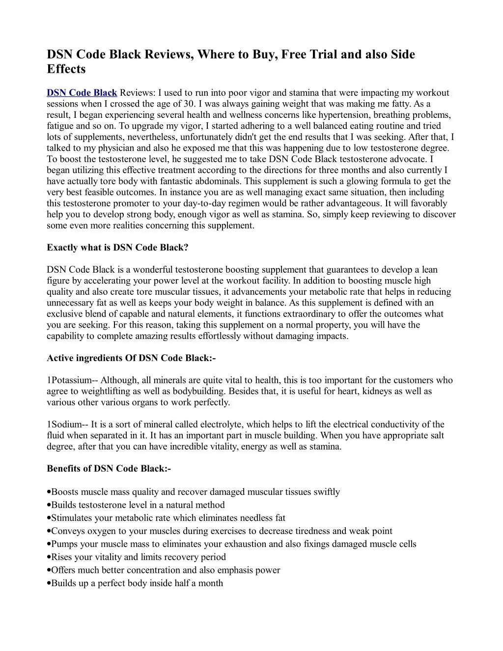 PPT - http://supplementvalley.com/dsn-code-black/ PowerPoint ...
