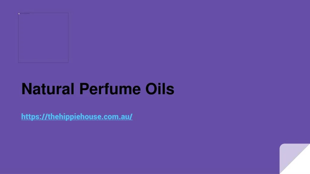 natural perfume oils n.