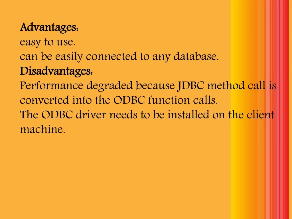 PPT - Introduction of Java JDBC PowerPoint Presentation - ID:7659167