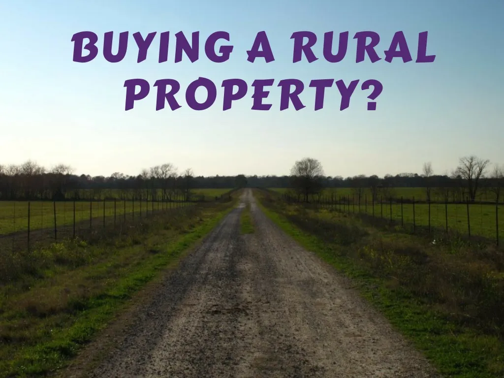 PPT Texas Rural Property for Sale PowerPoint Presentation, free