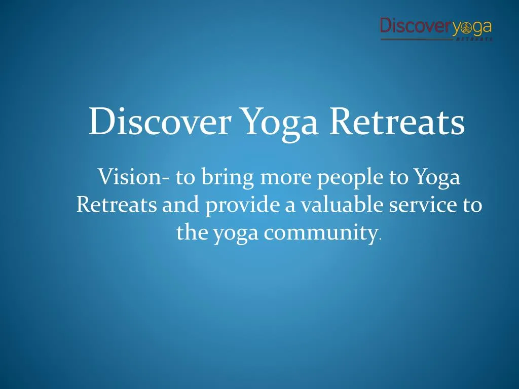 discover yoga retreats n.